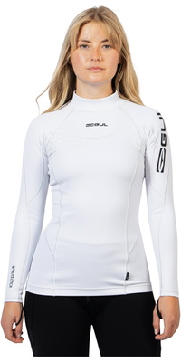 2026 Gul UV-beskyttende Langærmet Lycra-vest Til Kvinder RG0331-WHWH - White