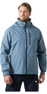 2026 Helly Hansen Herre Crew Hooded Midlayer Jakke 2.0 34442 - Washed Navy