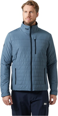 2025 Helly Hansen Herre Crew Insulator Jakke 2.0 30343 - Washed Navy