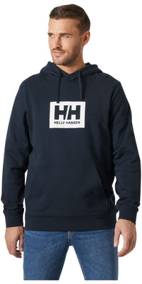 2025 Helly Hansen Herre HH Box Hoodie 54526 - Navy