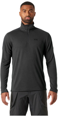 2026 Helly Hansen Herre Hp 1/2 Zip Pullover 2.0 34131 - Ebony