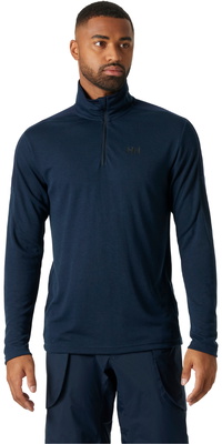 2026 Helly Hansen Herre Hp 1/2 Zip Pullover 2.0 34131 - Navy