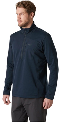 2025 Helly Hansen Versalite 1/2 Zip Til Mænd Fleece 49550 - Navy