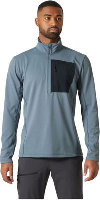 2026 Helly Hansen Herre Versalite 1/2 Lynlås Fleece 49550 - Washed Navy
