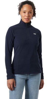 2025 Helly Hansen Dame Daybreaker 1/2 Lynlås Fleece 50845 - Navy
