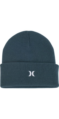 2025 Hurley Icon Cuff 2.0 Beanie Til Herrer HNCM0029 - Denim Blue