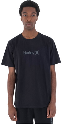 2025 Hurley Økologisk One & Only Tee Til Mænd MTSAU25OAO - Black Gray
