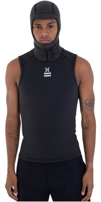 2025 Hurley Herre Plus 1.5mm Termovest Med Hætte MSJ0011129 - Black