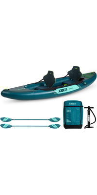 2026 Jobe Gama Oppustelig Kajakpakke 600025002 - Atlantic Green