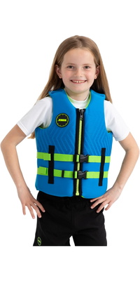 2026 Jobe Junior 50N Neopren Redningsvest 244925004 - Blue / Grøn