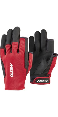 2025 Musto Essentials Sejlhandsker Med Lange Finger 2.0 86117 - True Red