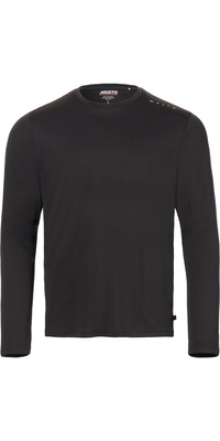 2026 Musto Mens Evo Crew Sunblock Langærmet T-shirt 82433 - Black
