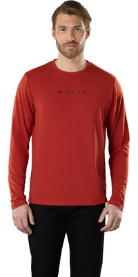 2025 Musto Herre Evo Fast Dry Langærmet T-shirt 84200 - Rust