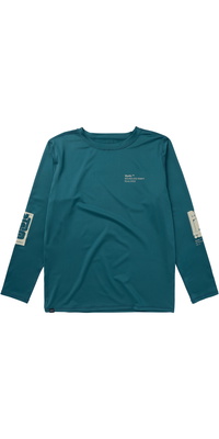 2026 Mystic Mens Boarding Long Sleeve Lycra Vest 35001.250760 - Teal
