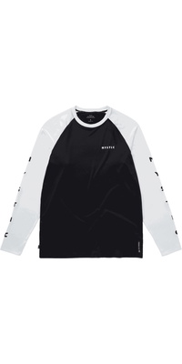 2025 Mystic Herre Bolt Langærmet Quickdry Tee 35001.240157 - Black / White