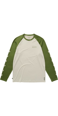 2025 Mystic Mens Bolt Long Sleeve Quickdry Lycra Vest 35001.240157 - Moss