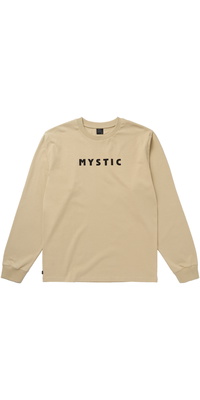 2026 Mystic Herre Brand Langærmet T-shirt 35105.260310 - Pale Khaki