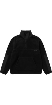 2026 Mystic Dark Tech Series Fleece Sweatshirt Med Halv Lynlås 35104.260105 - Black