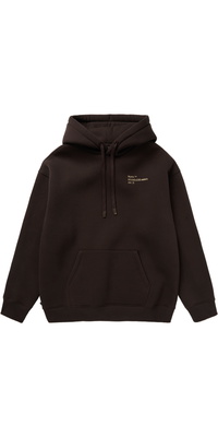 2025 Mystic Herre Heartsease Hood Sweat 35104.260115 - Dark Brown