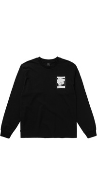 2025 Mystic Mens Heartsease Long Sleeve Tee 35105.260700 - Sort