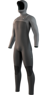 Mystic 5/3mm Chest Zip 2026 Motion Våddragt Med Hætte Til Mænd 35000.250005 - Black