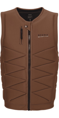 2026 Mystic Herre Outlaw Front Zip Wake Impact Vest 35005.240226 - Brown