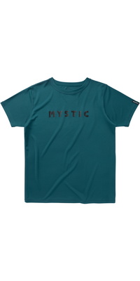 2026 Mystic Mens Star Short Sleeve Quick Dry Lycra Vest 35001.250203 - Teal