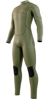 2025 Mystic Herre The One 4/3mm Zip Free Våddragt 35000.250610 - Moss