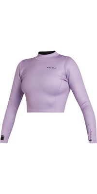 2025 Mystic Dame Lunar 2mm Langærmet Crop Top 35001.240221 - Pink / Lilla