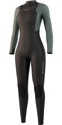 Mystic Star 3/2mm Chest Zip 2026 Våddragt Til Kvinder 35000.250052 - Dark Olive