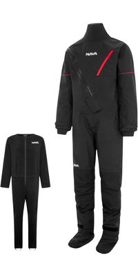 2026 Nava Performance Club Front Zip Tørdragt & Club Fleece Underdragt NAVADSAUSB -.. Black