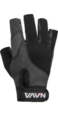 2026 Nava Performance Nava Prestige Short Finger Sailing Gloves NAVAPGSF01 - (Sejlhandsker Med Kort Finger) Black