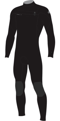 2026 ONeill Junior Epic 4/3mm Chest Zip Våddragt 5655 Black