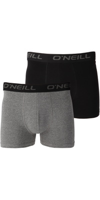 2025 ONeill Herre Boksershorts Uni 2-Pack 901002 - Antracite / Black