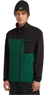 2025 ONeill Mens FWC Peak Polartec Hyperfleece 2350131 - Emerald Envy Colour Block
