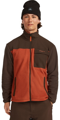2025 ONeill Herre Fwc Peak Polartec Hyperfleece 2350131 - Coffee Bean Colour Block