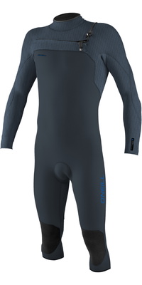 2025 ONeill Herre Hyperfreak 4/3+mm Chest Zip Langærmet Overknee Våddragt 5432 - Dark Orion / Copen Blue