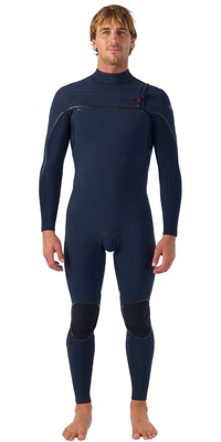 2026 ONeill Mens Hyperfreak Fire 4/3+mm Chest Zip Wetsuit 5661 - Carbon /. Carbon