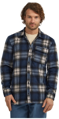 2025 ONeill ORiginals Superfleece-skjorte Til Mænd 2350137 - Mozart Blue Check