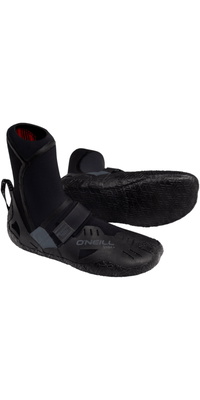 2026 ONeill Psycho Tech 5mm + Neoprenstøvler Med Rund Tå 5672 - Black