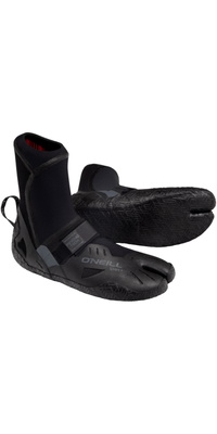 2026 ONeill Psycho Tech 5mm + Split Toe Neoprenstøvler 5671 - Black