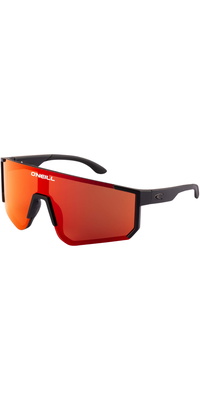 2026 ONeill Herresolbriller 9038 ONS-9038-2.0-104 RED - Matte Black / Red Mirror