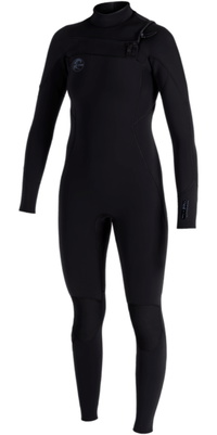 2026 ONeill Womens ORiginal RG8 4/3mm Chest Zip Wetsuit 5668 -.. Black