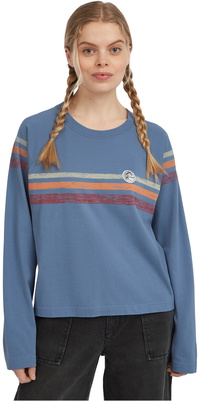 2025 O'Neill O'Riginals Langærmet T-shirt Til Kvinder 1850229 - Mozart Blue