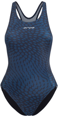 2025 Orca Dame Core Badedragt MS51 - Deep Blue Print