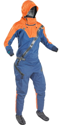 2026 Palm Dame Fuse Adventure Kajak Drysuit 13514 - Navy / Mandarin