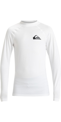 2026 Quiksilver Junior Everyday Langærmet Lycravest AQBWR03065 - White