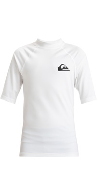 2026 Quiksilver Junior Everyday Kortærmet Lycravest AQBWR03064 - White