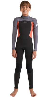 2025 Quiksilver Junior Prologue + 5/4/3mm Back Zip Våddragt 25CW213509 - Cayenne