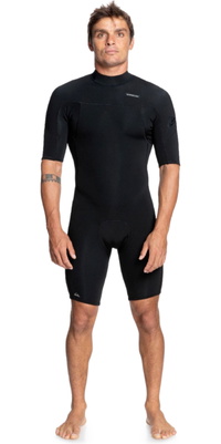 2026 Quiksilver Mens Everyday Sessions 2/ 2mm Back Zip Springsuit Wetsuit EQYW503037 -.. Black